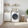 vidaXL Waschmaschinen-Schrank Beton 67,5 x 62 x 97 cm Holzwerkstoff