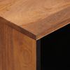 vidaXL Sideboard mit Speicher Akazienbraune Oberfl&auml;che 80 x 33 x 75 cm