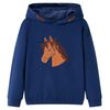 vidaXL Kinder-Kapuzenpullover Marineblau 92