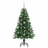 vidaXL K&uuml;nstlicher Weihnachtsbaum mit 150 LEDs mit St&auml;nder Gr&uuml;n 150 cm