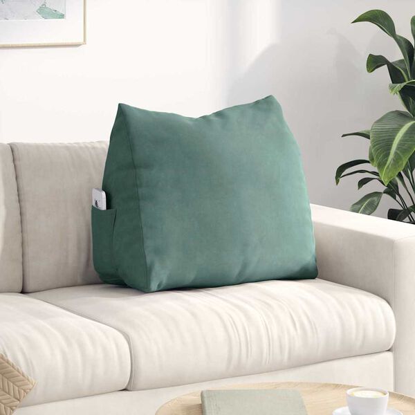 vidaXL R&uuml;ckenkissen Meergr&uuml;n 60 x 20 x 50 cm Cordstoff
