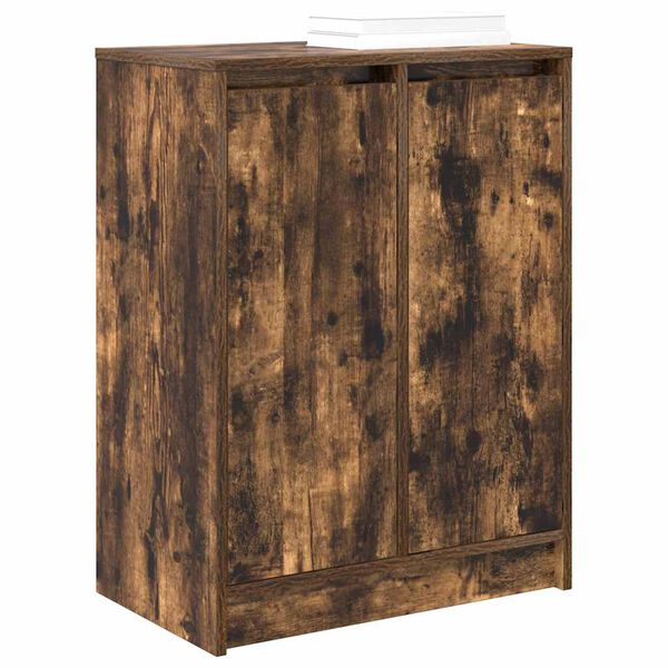 vidaXL Schuhschrank R&auml;uchereiche 57x34x76 cm Holzwerkstoff
