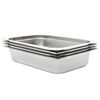 vidaXL Gastronormbeh&auml;lter 4 Stk. GN 1/1 100 mm Edelstahl