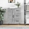 vidaXL Sideboard Betongrau 69,5x34x90 cm Holzwerkstoff