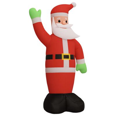 vidaXL Aufblasbarer Weihnachtsmann mit LEDs 620 cm