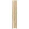 vidaXL CD-Regale 2 Stk. Sonoma-Eiche 21x16x93,5 cm Holzwerkstoff