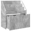 vidaXL Kinderregal Beton Grau 60 x 29,5 x 69 cm Holzwerkstoff