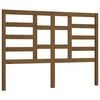 vidaXL Bett-Kopfteil Honigbraun 146x4x104 cm Massivholz Kiefer