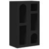 vidaXL Sideboard ELST Schwarz 59 x 35 x 100,5 cm Holzwerkstoff