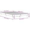 vidaXL Bettgestell ohne Matratze Sonoma-Eiche 120x200 cm Holzwerkstoff