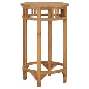 vidaXL Bartisch &Oslash; 60 cm Massivholz Teak