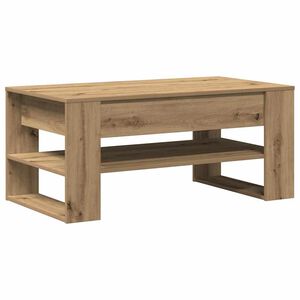 vidaXL Couchtisch Artisan-Eiche 102 x 55 x 45 cm Holzwerkstoff