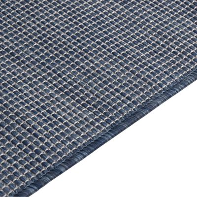 vidaXL Outdoor-Teppich Flachgewebe 200x280 cm Blau