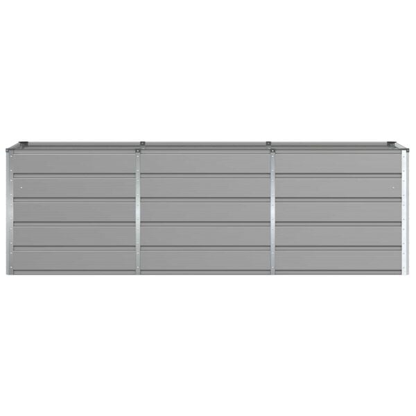 vidaXL Pflanzk&uuml;bel Hellgrau 240 x 80 x 75 cm Stahl