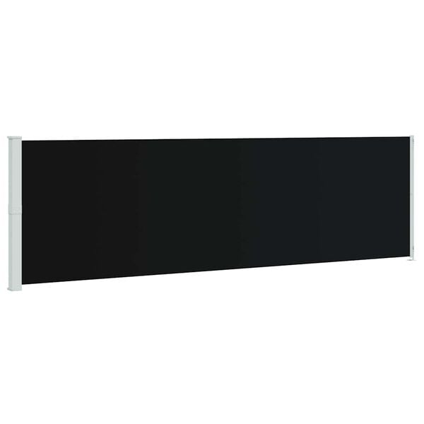 vidaXL Seitenmarkise Ausziehbar 180x600 cm Schwarz