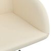 vidaXL Esszimmerst&uuml;hle 2 Stk. Drehbar Creme Samt
