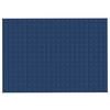 vidaXL Gewichtsdecke Blau 155x220 cm 11 kg Stoff