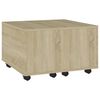 vidaXL Couchtisch Sonoma-Eiche 60x60x38 cm Holzwerkstoff