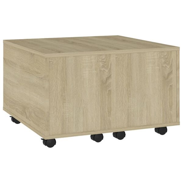vidaXL Couchtisch Sonoma-Eiche 60x60x38 cm Holzwerkstoff