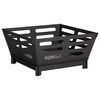 vidaXL Feuerstelle Schwarz 40 x 40 x 20 cm Stahl