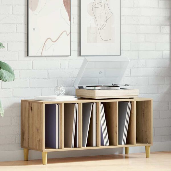 vidaXL Plattenschrank Artisan-Eiche 100x38x48 cm Holzwerkstoff