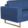 vidaXL 2-Sitzer-Sofa Stoff Blau