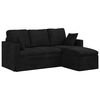 vidaXL Sofa Schwarz 178 x 134 x 80 cm Samt