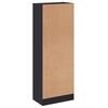 vidaXL Bücherregal 3 Fächer Grau 40x24x109 cm Holzwerkstoff