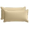 vidaXL Kissenbezug 2 stk. HOUTEN Beige 40 x 80 cm Polyester
