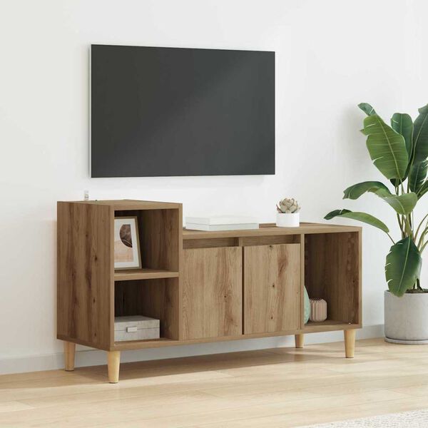 vidaXL TV-Schr&auml;nk Artisan-Eiche 100 x 35 x 55 cm Holzwerkstoff