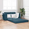 vidaXL Schlafsofa 60cm Blau Samt