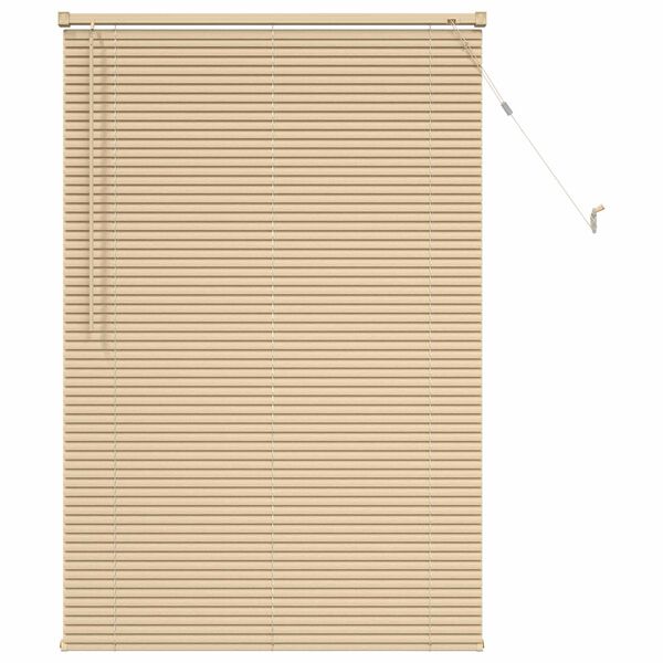 vidaXL Venetianer Jalousie Hellbraun mit Muster 150 x 100 cm PVC