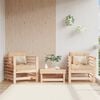vidaXL Gartenst&uuml;hle mit Kissen 2 Stk. Massivholz Kiefer