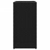 vidaXL Pflanzk&uuml;bel Schwarz 30x30x60 cm Poly Rattan