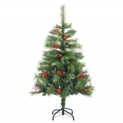 vidaXL Künstlicher Weihnachtsbaum Klappbar 150 LEDs 120 cm
