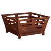 vidaXL Feuerstelle Rostoptik 40 x 40 x 20 cm Wetterfeststahl