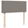 vidaXL Boxspringbett mit Matratze Taupe 120x190 cm Stoff