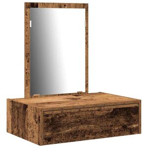 vidaXL Schminktisch Braun 60 x 40 x 70 cm Holzwerkstoff