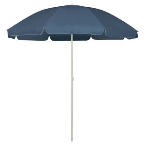 vidaXL Strandschirm Blau 240 cm