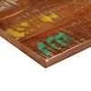 vidaXL Tischplatte 60x60x3,8 cm Quadratisch Altholz Massiv