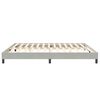 vidaXL Boxspringbett ohne Matratze Hellgrau 200x210 cm Samt