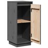 vidaXL Sideboards 2 Stk. Grau 31,5x34x75 cm Massivholz Kiefer