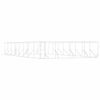 vidaXL Outdoor-Hundezwinger Silbern 8x16x2 m Verzinkter Stahl