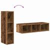 vidaXL H&auml;ngeschrank Altholz 20 x 29,5 x 80 cm Holzwerkstoff