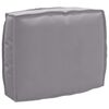 vidaXL Kissen Grau 50 x 40 x 12 cm Oxford-Stoff