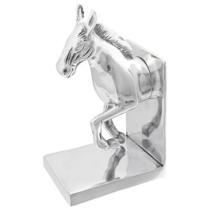 vidaXL Buchst&uuml;tzen 2 stk. Silber 11 x 14 x 25 cm Aluminium