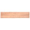 vidaXL Tischplatte 200x40x(2-6) cm Massivholz Behandelt Baumkante