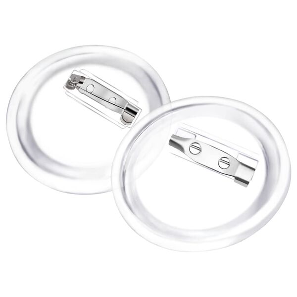 vidaXL Button-Set mit Anstecknadel 100 Stk. Acryl 37 mm