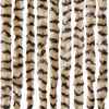 vidaXL Insektenschutz-Vorhang Beige und Braun 56x185 cm Chenille
