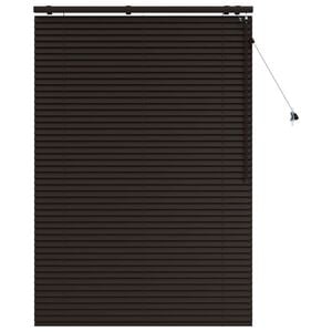 vidaXL Venezianische Jalousie Dunkelbraun 100 x 160 cm 35 mm